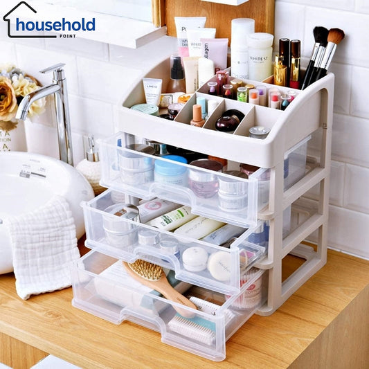 3-Drawer Makeup Organizer