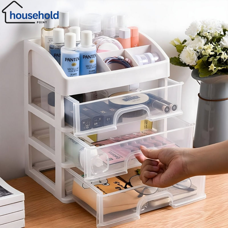 3-Drawer Makeup Organizer