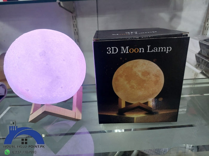 3D Smart Galaxy Moon Lamp