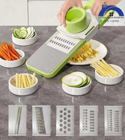 5 In 1 Manual Vegetable Slicer Cutter