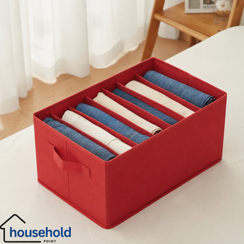 6 Parts Non-Woven clothes Organizer (Pack Of 3)