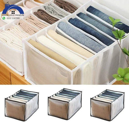 7 Grids Pants Organizer (Large Size) Pack Of 3