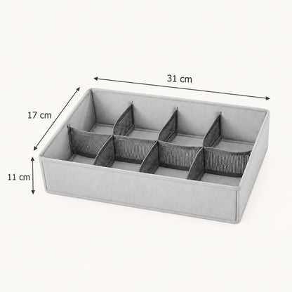 8-Grid Foldable Drawer & Accessories Organizer
