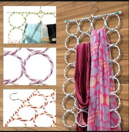 28 Rings Folding Scarf Hanger Default Title