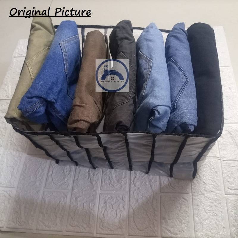 7 Grids Pants Organizer (Large Size)(Pack Of 3)