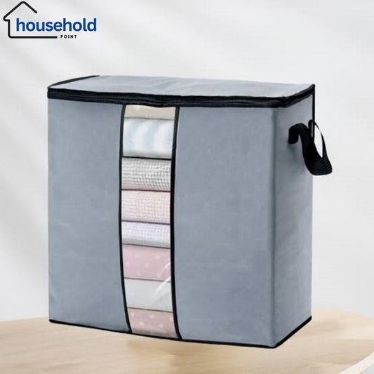 Heavy-duty Space Saving Grey Blanket Bags 120 GSM