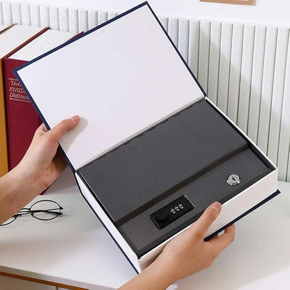 Dictionary Book Safe with Key Lock – Hidden Metal Lock Box