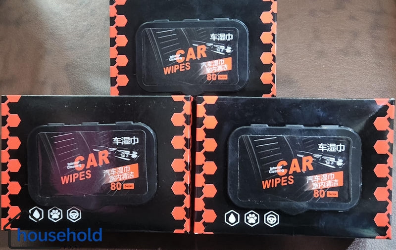 Car Cleaning Wipes (Pack Of 2)