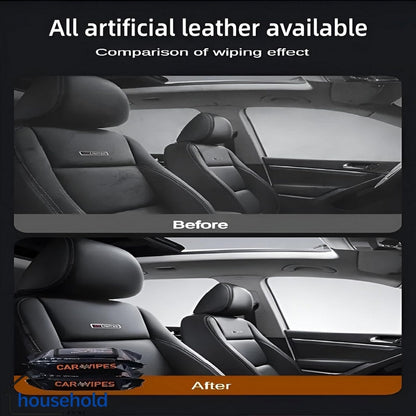 Car Cleaning Wipes (Pack Of 2)