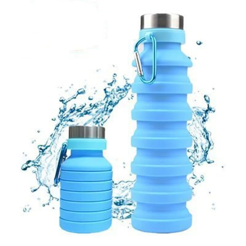 Collapsible Silicone Water Bottle 500 ML