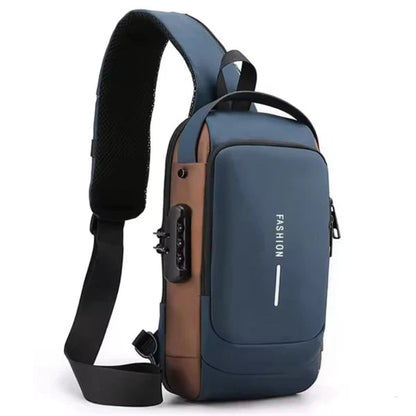 Crossbody Sling Bag with Combination Lock