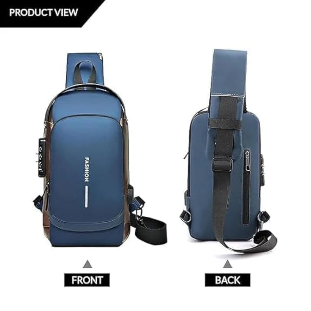 Crossbody Sling Bag with Combination Lock