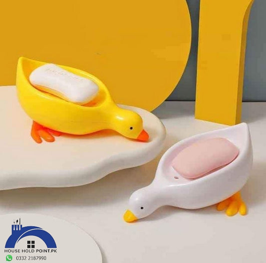 Cute Duck Drain Soap Dish (Pack Of 2)