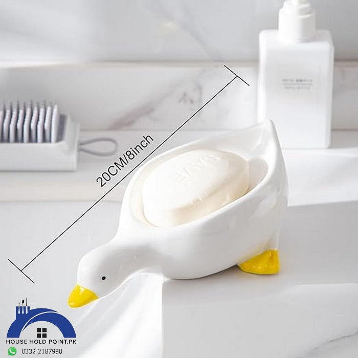 Cute Duck Drain Soap Dish (Pack Of 2)