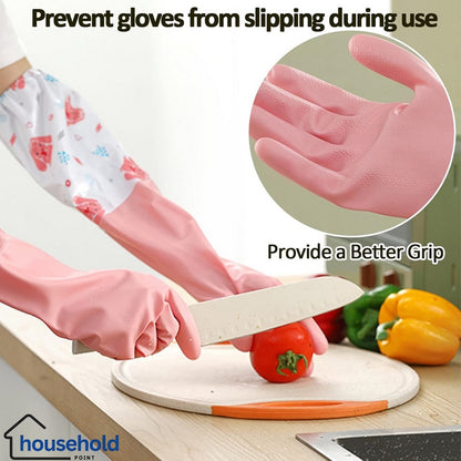Long Dish Washing Gloves Pair