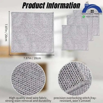 Dishwashing Wire Cloth 5/10 Pcs Set