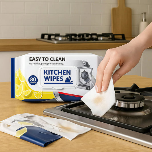 Disposible Kitchen Cleaning Wipes 80Pcs Pack