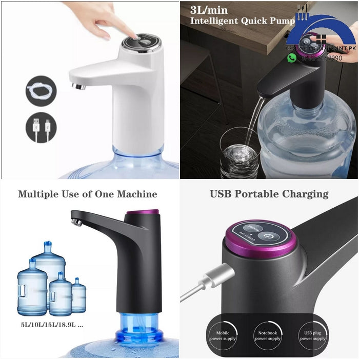 Dual Button USB Rechargeable Water Pump