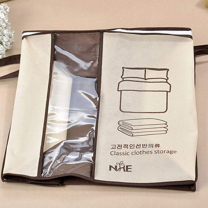 Extra-Large Multi-Use Storage Bag and Organizer for Clothes and Blankets