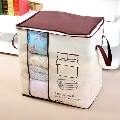 Extra-Large Multi-Use Storage Bag and Organizer for Clothes and Blankets