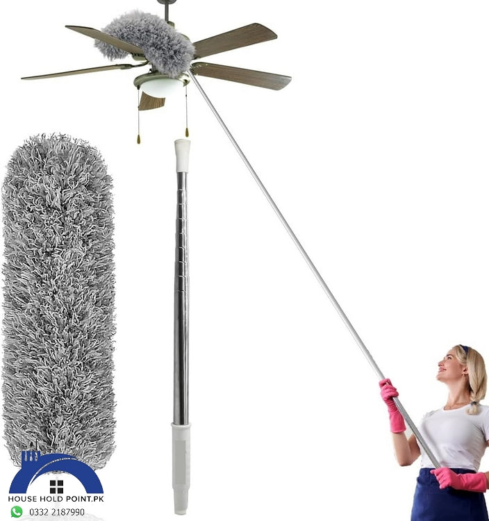 Extendable Duster Small Telescopic Microfiber Duster Extendable – Ceiling Fan – House Hold Point
