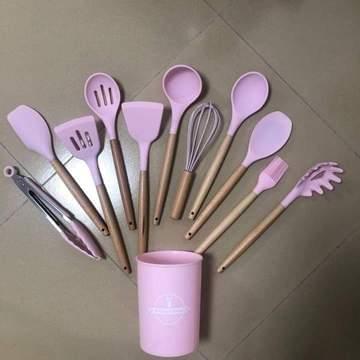 12pcs Silicone Cooking Utensil Spoon Set