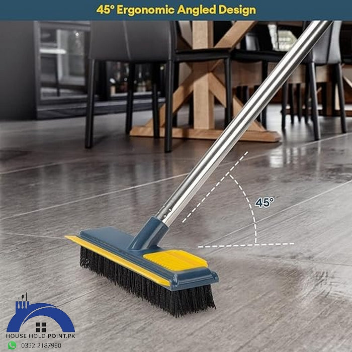 Floor Scrub Brush With Adjustable Long Handle