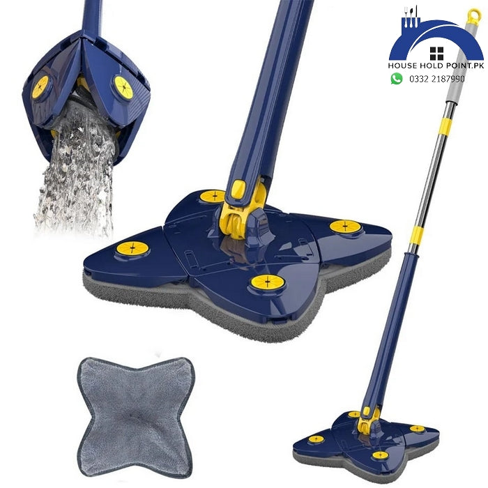 360 Rotatable Flower Shape Squeeze Mop