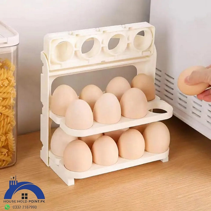 Folding Portable Egg Storage Rack