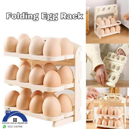 Folding Portable Egg Storage Rack