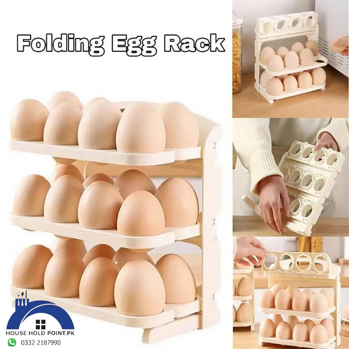 Folding Portable Egg Storage Rack