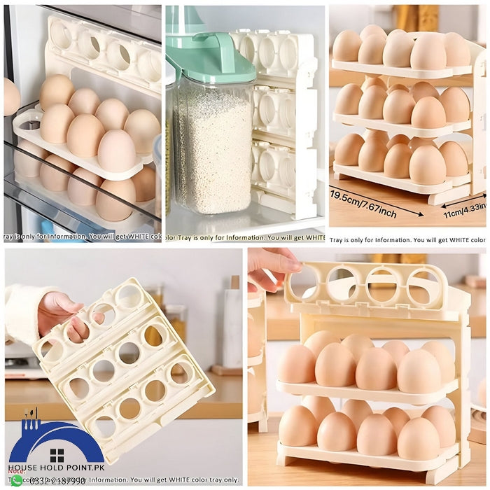 Folding Portable Egg Storage Rack