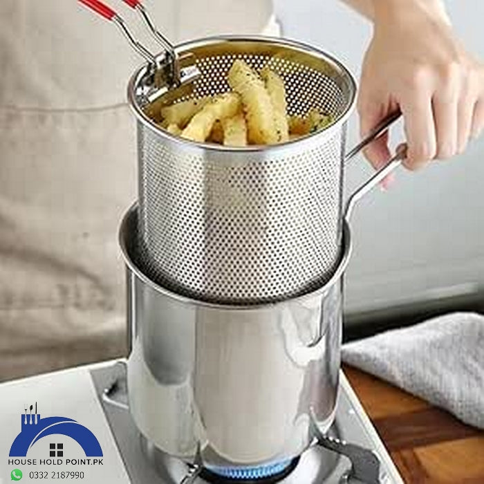 Fryer Pot With Strainer