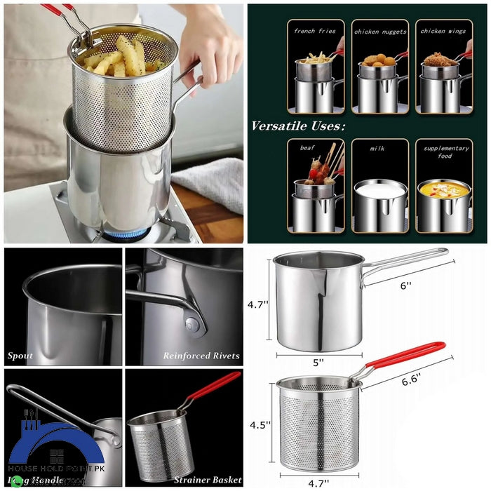 Fryer Pot With Strainer