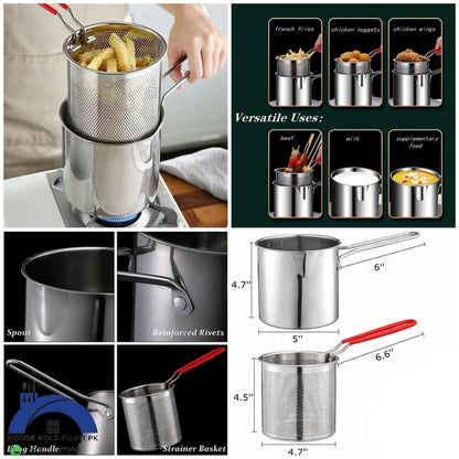 Fryer Pot With Strainer