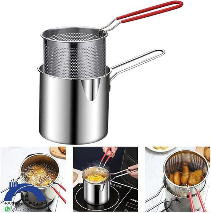 Fryer Pot With Strainer