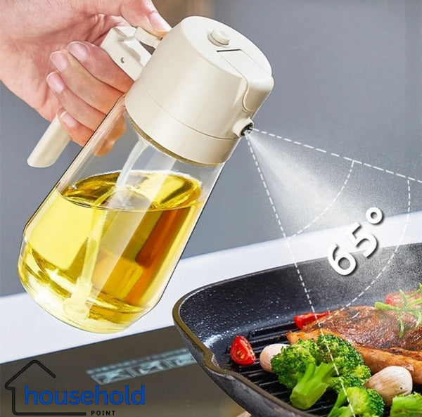 2 IN 1 Glass Oil Sprayer & Dispenser