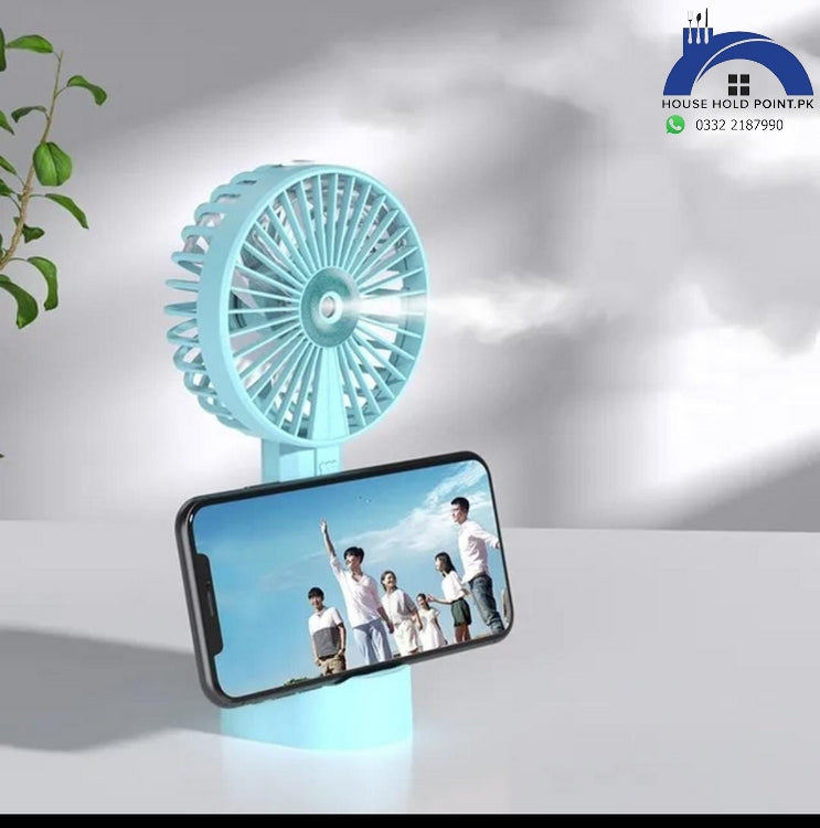 Handheld Rechargeable Mist Fan