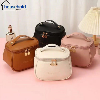PU Leather Travel Cosmetic Pouch