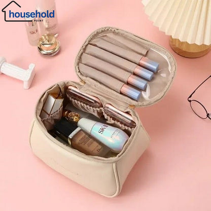 PU Leather Travel Cosmetic Pouch