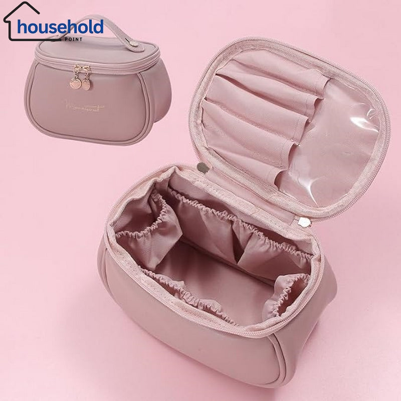 PU Leather Travel Cosmetic Pouch