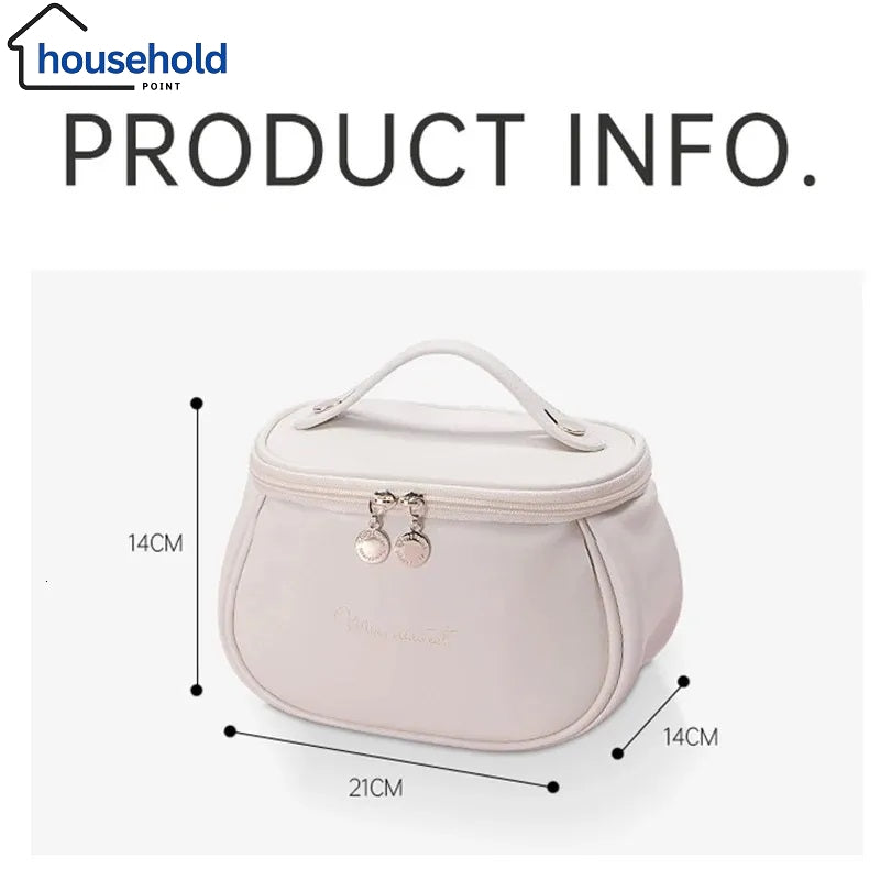 PU Leather Travel Cosmetic Pouch