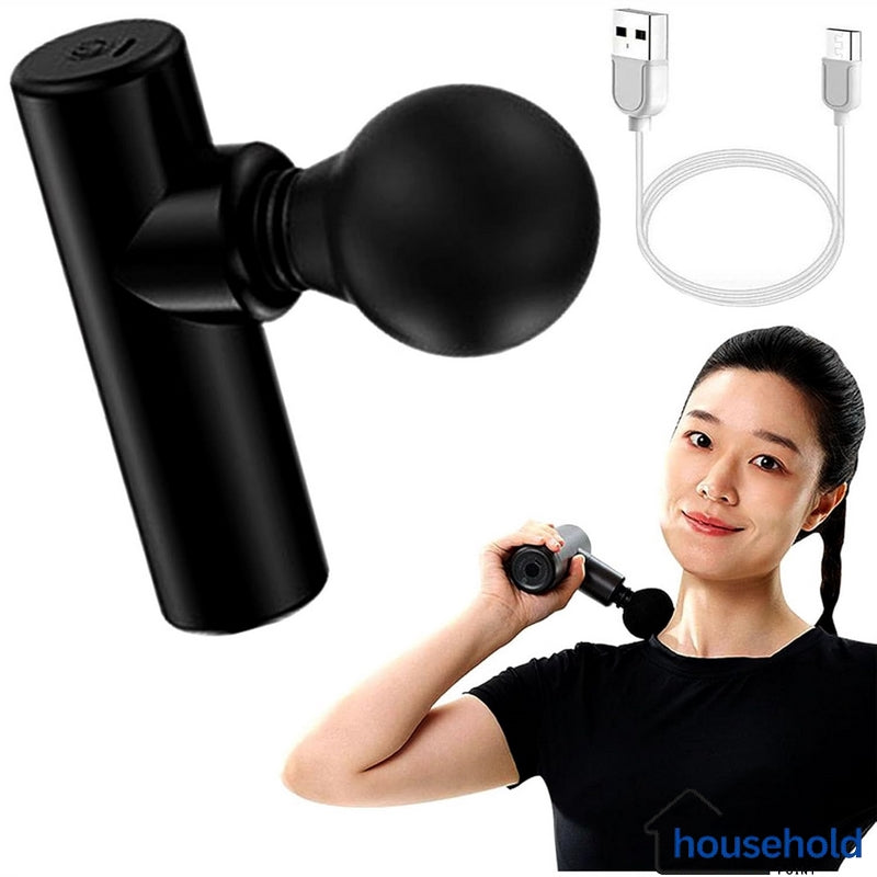Mini Rechargeable 4 Modes Gun Body Massager