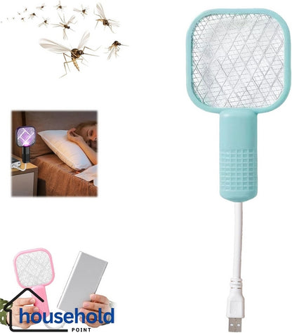 2 In 1 Mini Mosquito Killer Racquet Lamp