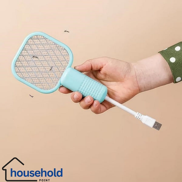 2 In 1 Mini Mosquito Killer Racquet Lamp