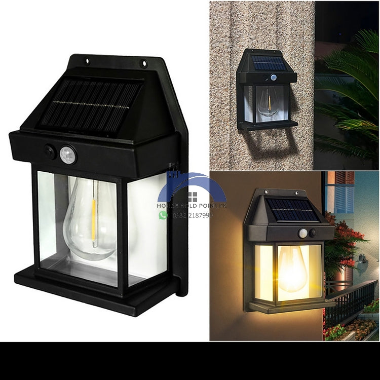 Motion Sensor Solar Wall Lamp