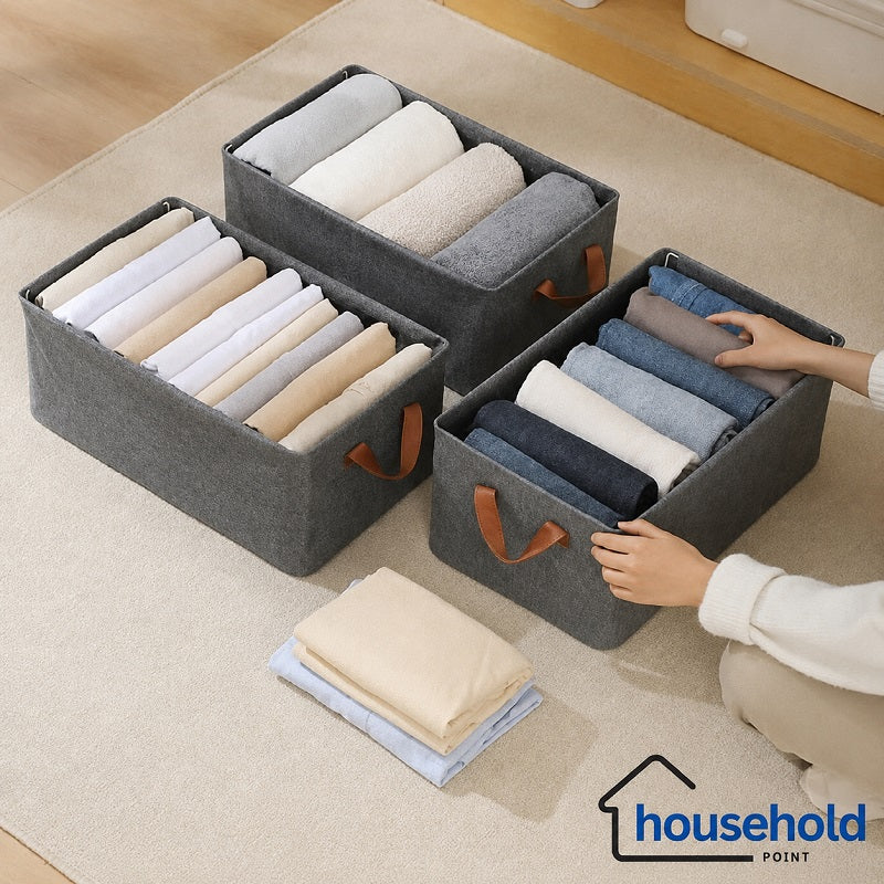 New Non Woven Clothes Organizer (Pack Of 3)