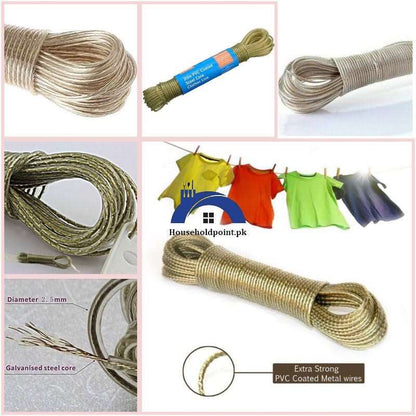 PVC Coated Clothes Rope 10M