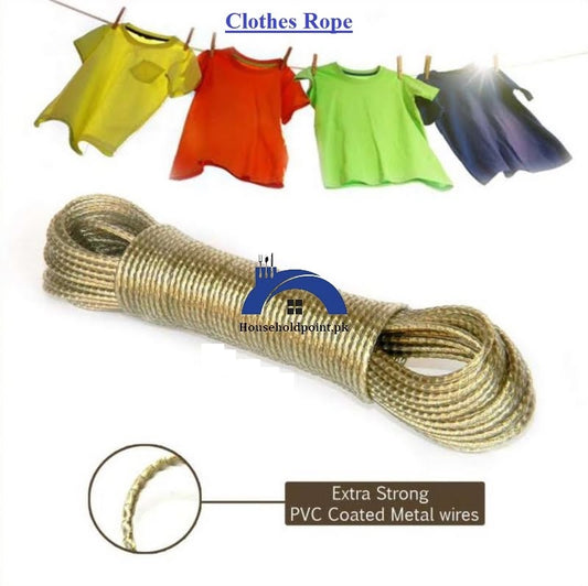 PVC Coated Clothes Rope 10M