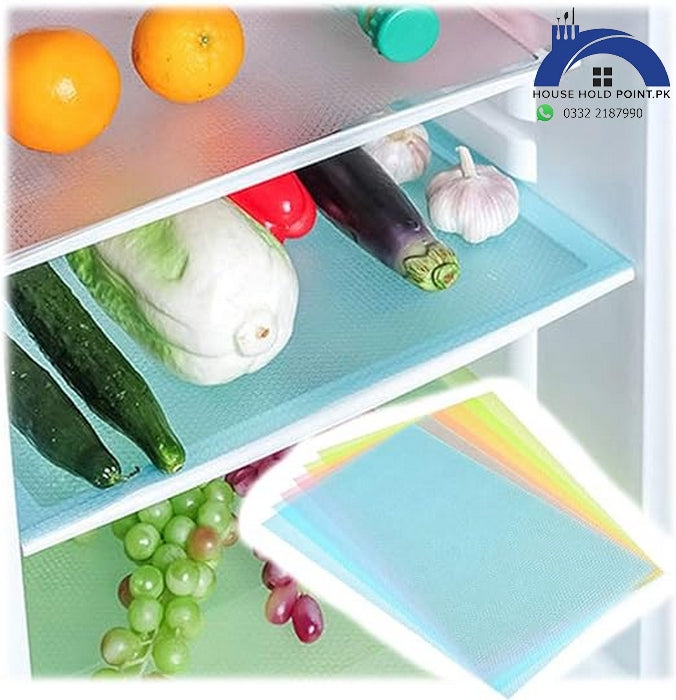 Pack Of 4 PVC Refrigerator Mat: